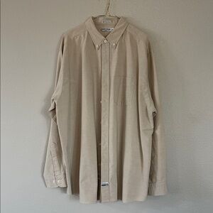 Men’s Khaki Oakridge Chinos XXL Long Sleeve Button Down Shirt